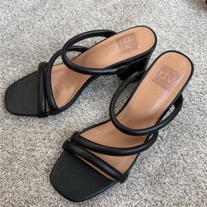 DV by Dolce Vita Black Heeled Sandals